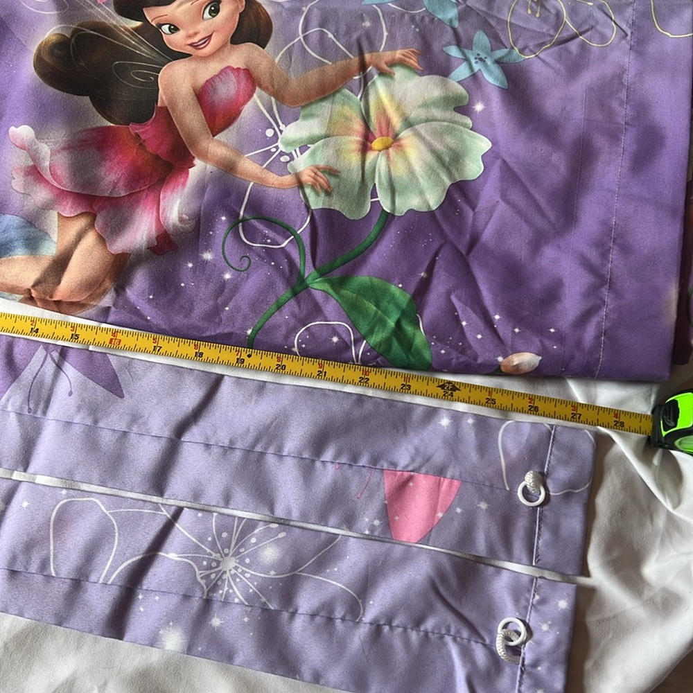 💚 3 for $15 💚   -   Fairies Curtains Panels Set with Tiebacks - Picture 16 of 16